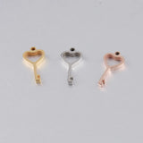 10pcs Heart Lock Pendant Key Charm DIY Necklace Jewelry Making