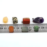 10pcs Natural Healing Crystal Gems Pendants Amethysts Rose Quartzs DIY Necklace
