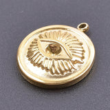10pcs Rainbow Stainless Steel Evil Eye Charms for Women Evil Eyes Jewelry