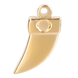 10pcs/Lot Rainbow Silver Dagger Canine Tooth Pendant