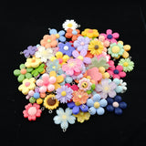 10pcs Resin Flowers Charms DIY Jewelry Making Pendants