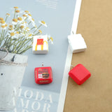 10pcs Fried Chicken Burger Resin Charms DIY Jewelry Making Dollhouse
