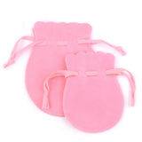 10pcs Velvet Bag Jewelry Organizer Dustproof Flannel Drawstring Gift Pouch