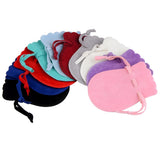 10pcs Velvet Bag Jewelry Organizer Dustproof Flannel Drawstring Gift Pouch