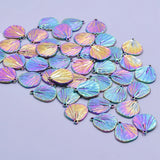 10pcs Shell Pendant Charm Stainless Steel for Jewelry DIY