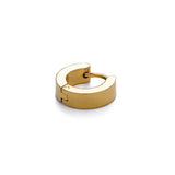 10pcs Stainless Steel 4x9mm Hoop Earrings Ring Cuff Ear Clip On Men Women