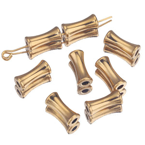 10pcs Stainless Steel Bowling Tube Spacer Beads for Jewelry Making