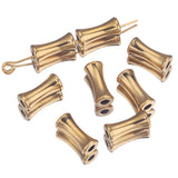 10pcs Stainless Steel Bowling Tube Spacer Beads for Jewelry Making