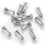 10pcs Stainless Steel Bowling Tube Spacer Beads for Jewelry Making