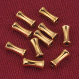 10pcs Stainless Steel Bowling Tube Spacer Beads for Jewelry Making