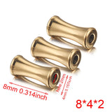 10pcs Stainless Steel Bowling Tube Spacer Beads for Jewelry Making