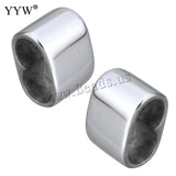 10pcs Stainless Steel Bracelet Beads 12x9x8mm Size Diy Handicraft Accessories