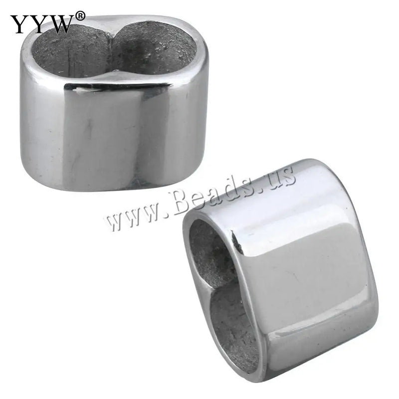 10pcs Stainless Steel Bracelet Beads 12x9x8mm Size Diy Handicraft Accessories