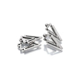 Stainless Steel Double Triangle Charms Pendant for DIY Jewelry Making