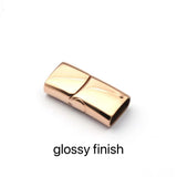10pcs Stainless Steel Magnetic Clasps Hole 12*6mm 10*5mm 8*4mm