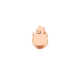 10pcs Stainless Steel Snowman Beads for DIY Bracelet Christmas Gift