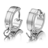10pcs/Lot Stainless Steel Round Earrings Hooks Clasps DIY Findings