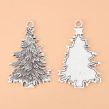 10pcs Tibetan Silver Christmas Tree Charms for Jewelry Making