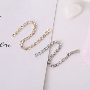 10pcs Rhinestone Copper Tassel DIY Jewelry Making Earrings Necklace
