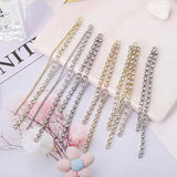 10pcs Rhinestone Copper Tassel DIY Jewelry Making Earrings Necklace