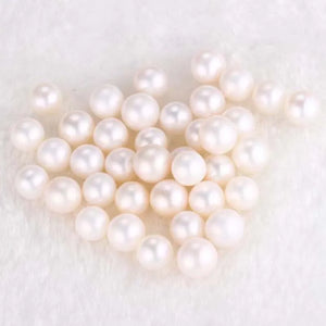 10pcs Pink Purple AA Freshwater Round Loose Pearl Beads