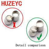 10pcs 6MM Stainless Steel Magnetic Clasps Cord Bracelet Magnet Buckle