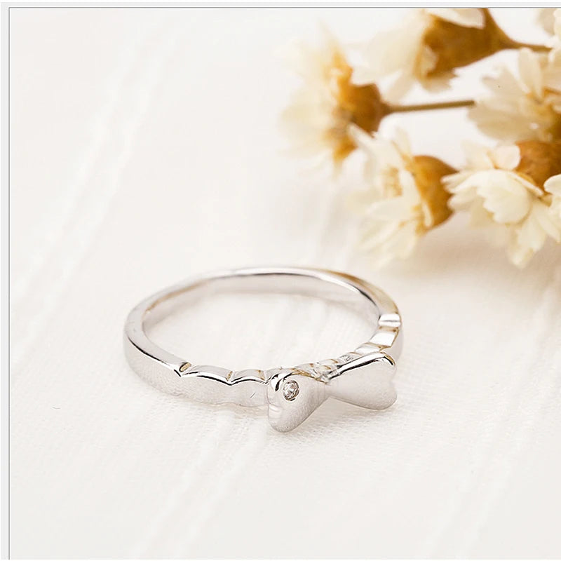 10pcs/Lot Love Bowknot Knuckle Ring Mix Styles Female Rings For Women