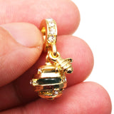 10pcs DIY Beaded Accessory with Rhinestone Charms for Bracelet Necklace