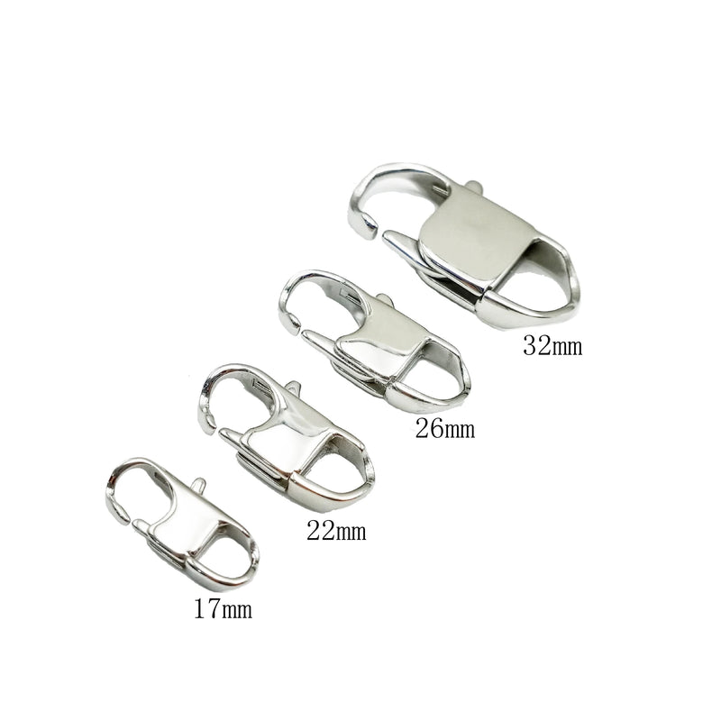 10pcs Stainless Steel Lobster Clasps Jewelry Making Clasps