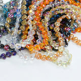 10pcs Love Glass Beads DIY Necklace Bracelet Earrings