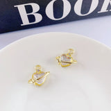 10pcs Rhinestone Heart Pendants for Necklace Earrings Jewelry Making