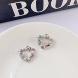 10pcs Rhinestone Heart Pendants for Necklace Earrings Jewelry Making