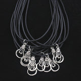 10pcs Light Bulb Necklace Lightbulb Charms Chain Dainty Necklace
