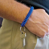 10pcs Multi-Color Spiral Wrist Coil Key Ring Set Bracelet