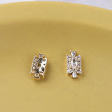 10pcs Zircon Glitter Nail Stickers DIY Jewelry Nail Charms
