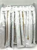 10pcs Silver Plated Steel Wedding Bracelet Bangle Jewelry