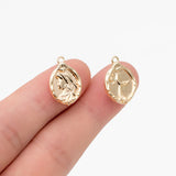 10pcs Mermaid Charms, Oval Pendants, Jewelry Making Supply