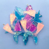 10pcs Mermaid Tail Charms Pendant DIY Jewelry Making Accessories