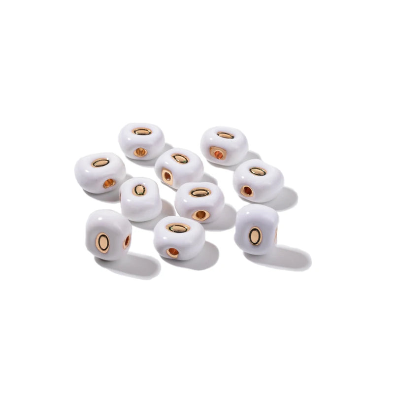 10pcs Numberal Beads For Jewelry Making DIY Necklace Bracelets Charms