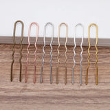 10pcs Metal Copper Hairpins Sticks For Hair Bride Clip Accesories Vintage Tiara