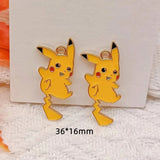 10pcs Thunder Lightning Charms Dripping Oil Enamel Charms for Jewelry Making