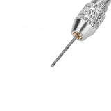 10pcs Micro Spiral Drill Bits Set+Swivel Head Pin Vise Chuck DIY Jewelry Tool