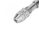 10pcs Micro Spiral Drill Bits Set+Swivel Head Pin Vise Chuck DIY Jewelry Tool
