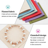 10pcs Microfiber Jewelry Gift Pouches for Bracelets Necklaces Earrings Rings