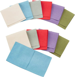 10pcs Microfiber Jewelry Gift Pouches for Bracelets Necklaces Earrings Rings
