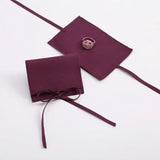 10pcs Jewelry Envelope Bag for Earrings Necklace Velvet Gift Pouches