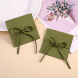 10pcs Jewelry Envelope Bag for Earrings Necklace Velvet Gift Pouches