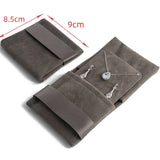 10pcs Microfiber Pouches with Insert Card Jewelry Bag Packaging
