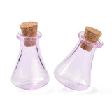 10pcs Mini Glass Cork Bottles Small Wishing Bottles DIY Vials for Decorations