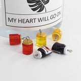 10pcs Mini Peanut Butter Resin Charms for Jewelry Making DIY